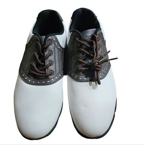 BCG Mens Gold Shoes 9.5D Brown/White